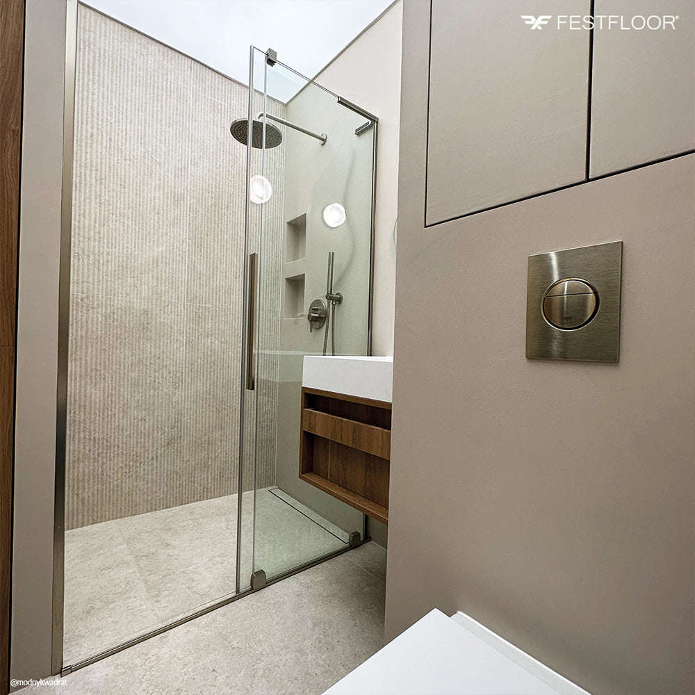 Microcement kit for bathroom tiled walls HYDROFEST - 10m²