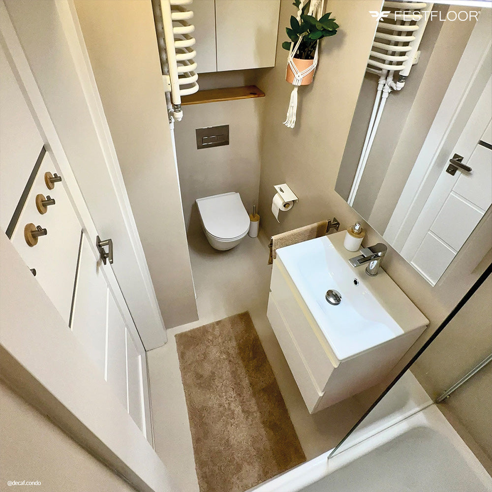 Microcement kit for bathroom tiled walls HYDROFEST - 10m²